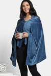 Zivame Velour Sleep Shrug - Reflecting Pond — thumbnail 1